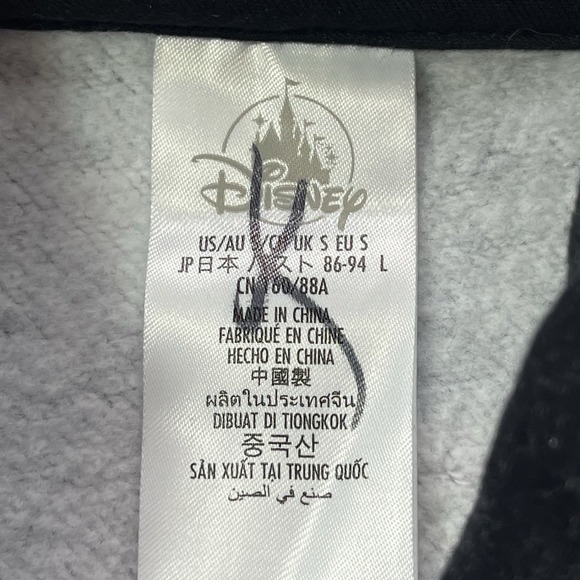 Disney Parks Halloween 2022 Mickey Ghost Full Zip Hoodie SZ Medium Spooky Witchy - Picture 12 of 12